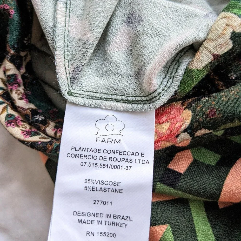 Farm Rio for Anthropologie Wide Leg Printed Pants - Picture 8 of 8